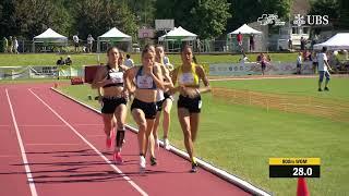 Schweizermeisterschaften 2021 Langenthal Frauen 800m Finale