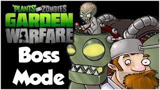 Plants vs. Zombies Garden Warfare - Boss Mode!! Dr. Zomboss and Crazy Dave!! (Xbox One 1080p HD)