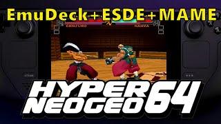 Steam Deck: Hyper NeoGeo 64 Emulation (feat. EmuDeck, ESDE and MAME)