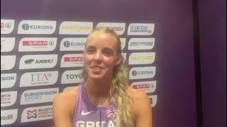 Keely Hodgkinson defends her European 800m title