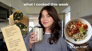 what I eat in a week! caesar salad wraps, sheet pan fajitas, and more