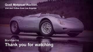 BONHAM'S QUAIL MOTORCAR AUCTION LIVE COVERAGE REPLAY | PETERSEN CAR WEEK DAY 4