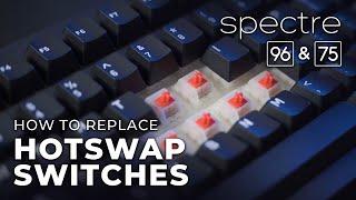 Tecware Spectre 75/96 - How to Replace the Switches