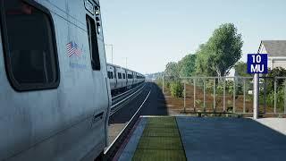 TSW LIRR (M7 EMU) 861 Express Service Long Beach To New York Penn Station