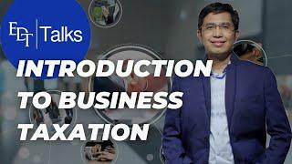 Introduction to Business Taxation, episode 1 of 4