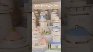 Unboxing these Beautiful Lenox Seaside Spice Jars #lenox #spicejars #coastalbeauty