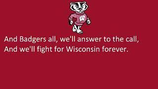 University of Wisconsin's Secondary Fight Song, "Wisconsin Forward Forever"