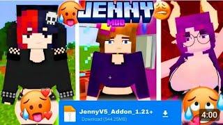 How to Download JENNY MOD in Minecraft PE 1.21/1.21.30 | Jenny