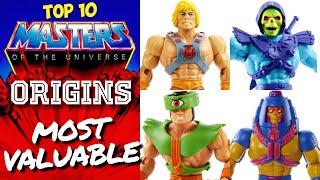 Masters of the Universe Origins Top 10 MOST EXPENSIVE Figures