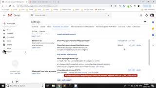 How to remove authentication error from gmail for webmail