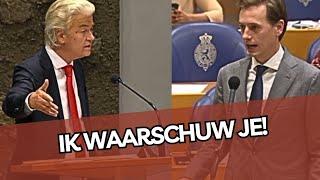 Wilders pakt Drammer Dassen aan! 'Ik WAARSCHUW je!'