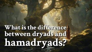 What is the difference between dryads and hamadryads? Greek Mythology Story