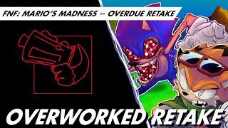 Overworked RETAKE || Overdue RETAKE, but Gamebreaker || FNF: Mario's Madness V2 x Gamebreaker Cover