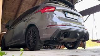 Ford Focus RS MK3 EGO-X catback exhaust system with ECE* @HGMotorsport