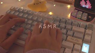 [Cozy ASMR] soothing typing on 6 different Keyboards | for sleep, relaxation and studying ️