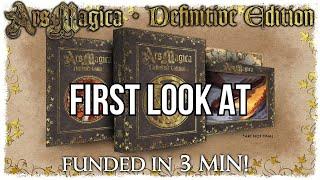 First look at Ars Magica Definitive Edition  - On Backerkit now