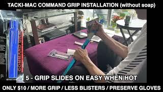 How to install a Tacki-Mac Command Grip (without dish soap)