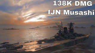 Mighty Musashi hits like a truck on Trap #World_of_Warships #Musashi