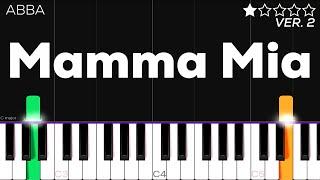 ABBA - Mamma Mia | EASY Piano Tutorial