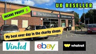 Charity shop heaven - So much profit made in these charity shops - UK EBay & Vinted Reseller