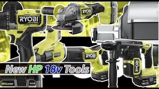 New Ryobi 18v HP tools Revealed with HP Batteries