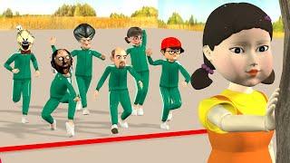 Scary Teacher 3D vs Squid Game 2 ( 오징어 게임 2) Red Light Green Light Challenge - Who is Faster?