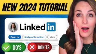 HOW TO GET STARTED ON LINKEDIN IN 2024 - 9 BEGINNER STEPS REVEALED!!