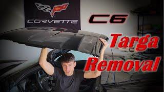 C6 Corvette Targa Top Removal