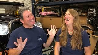 Ford Model A Q&A #10 with Paul and Tina "Model T" Shinn , and what happened to the VGG Ford Model A?