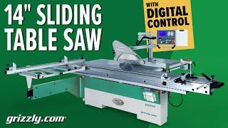 Grizzly 14" Sliding Table Saw with Digital Control