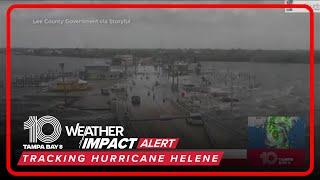 Lee County seeing storm surge during Hurricane Helene