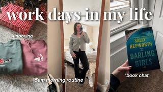 WORK DAYS IN MY LIFE | chatty vlog, package unboxing, morning routine, nespresso coffee, vlogmas 17