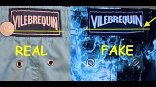 Real vs fake Vilebrequin swimwear. How to spot fake Vilebrequin swimming shorts