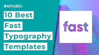 10 Best Fast Typography Templates