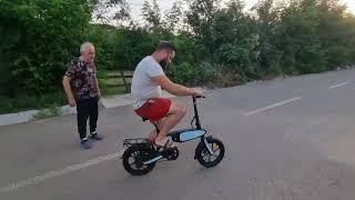 Pavel a primit cea mai frumoasa bicicleta de la DYU