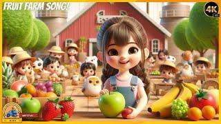 Fruit Farm Fun Song for Kids  | Sing Along & Learn About Fruits! 