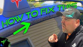 How To Fix Tesla Window Trim | Rainbow, discoloration issues on exterior trim of Tesla Model S/3/X/Y