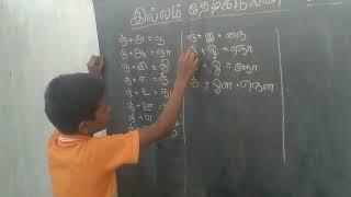 இல்லம் தேடி கல்வி ஞ்+அ=ஞ 