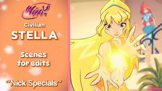 Winx Club | Stella (Nick Specials) Civilian Scenes for edits