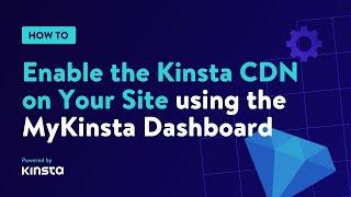 How to Enable the Kinsta CDN on Your WordPress Site using the MyKinsta Dashboard