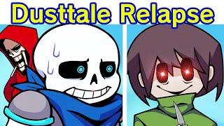 Friday Night Funkin': Dusttale: Relapsed | Sans, Papyrus & Chara (FNF Mod) (FNF Undertale Fangame)