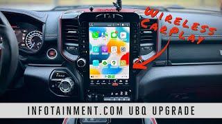 Infotainment.com - 12" UBQ Installation - Ram Rebel (Wireless Carplay!)    #infotainment #ramtrucks