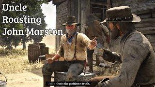 Red Dead Redemption 2 - Uncle Lumbago Roasting John & his New House