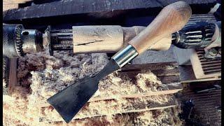 making an wood carving knife