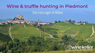 Discovering Barolo wine and truffle hunting in the medieval Barolo village of Serralunga d'Alba