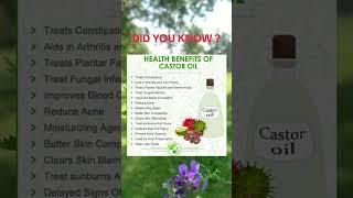 Castor Oil Benefits #healthandwellness #castoroil #healthinfo #foryou