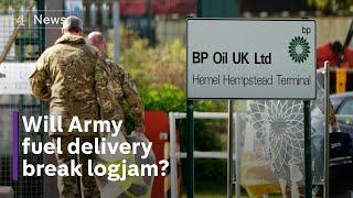 Army delivering fuel to petrol stations