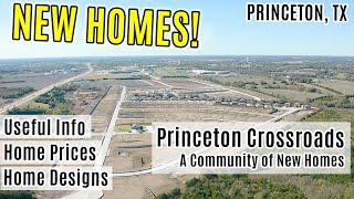 Princeton Crossroads a New Homes Community in Princeton TX - Aerial View, Useful Info, Home Prices.