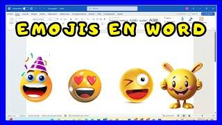 Cómo INSERTAR EMOJIS en WORD  @DomingoenlaRed