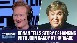 Conan Spent a Day With John Candy as a Student at Harvard